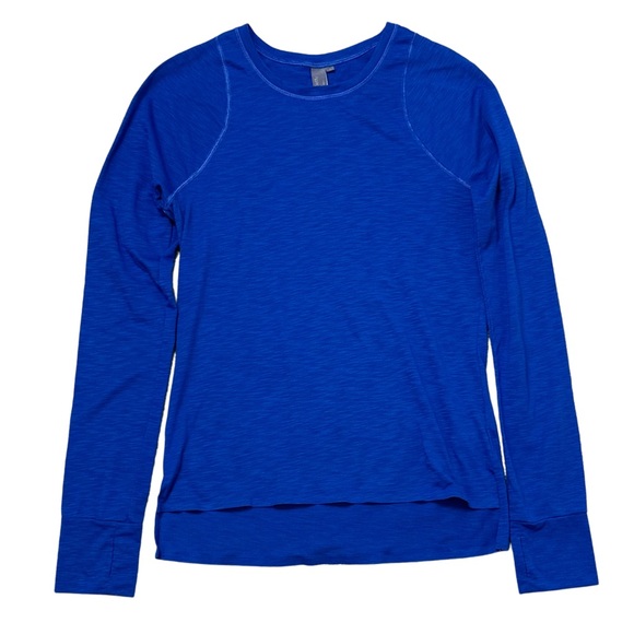 Sweaty Betty Blue Breeze Long‎ Sleeve Running Tee Sz S - Picture 1 of 4